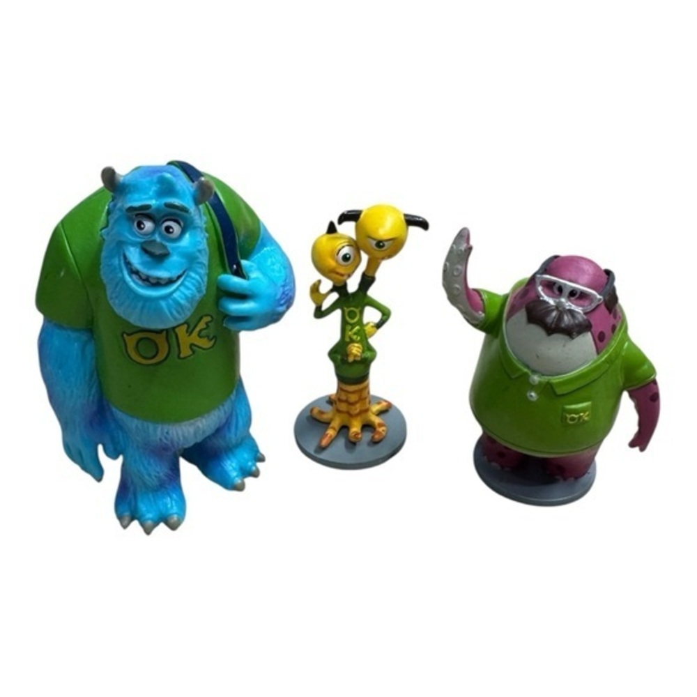 Monsters University Figures Set Sulley Terry & Terri Perry Don Disney Pixar Toys